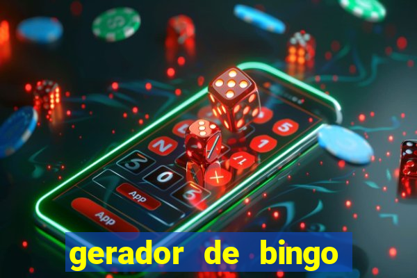 gerador de bingo cha de bebe